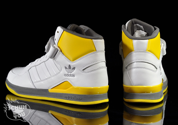 Adidas Forum Remodel Mid White Yellow Grey 03