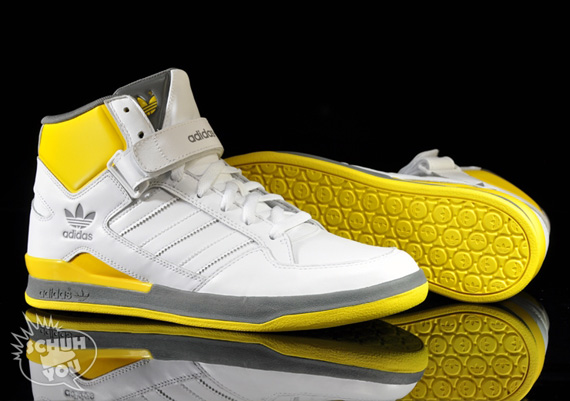 Adidas Forum Remodel Mid White Yellow Grey 04