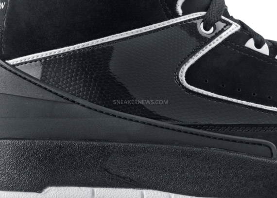 Air Jordan Ii 2 Retro Black White Summary