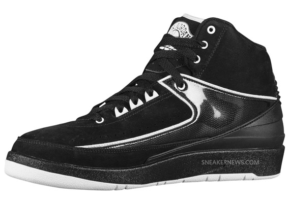 Air Jordan Ii Retro Black White New Images 2