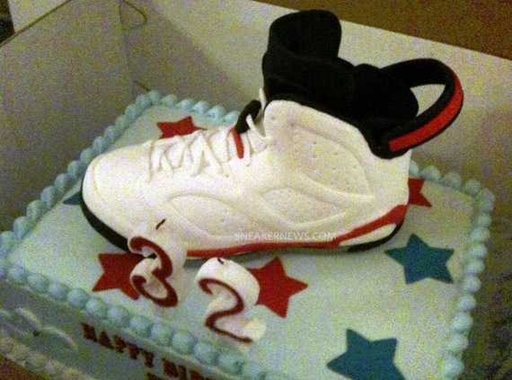 Air Jordan VI Cake – White – Infrared