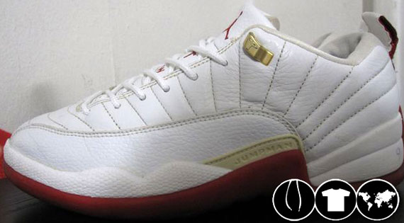 Jordan Xii Sample White Red Low Unreleased 03