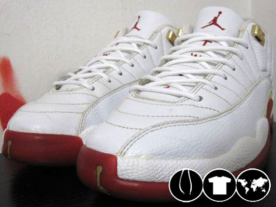 Air Jordan XII (12) Retro Low – White – Varsity Red | Unreleased Sample