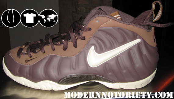 Nike Air Foamposite Pro Chocolate Mocha White 01