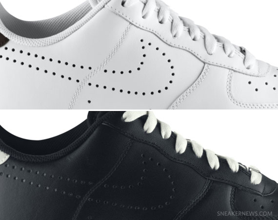 Nike Air Force 1 Low – White – Dark Cinder + Black – Sail