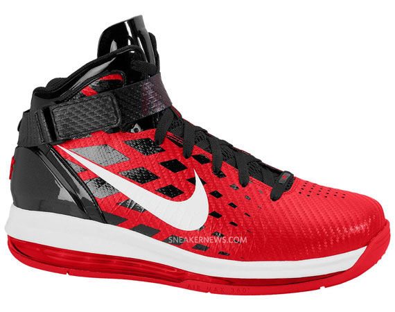 Nike Air Max Hyperdunk 2010 Varsity Red 01