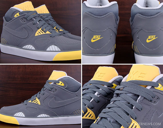 Nike Auto Trainer – Medium Grey – Vibrant Yellow