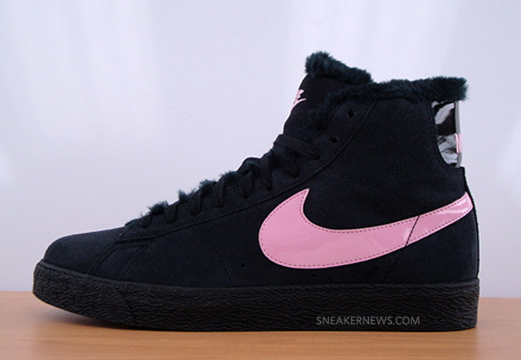 Nike Blazer Boot Gs Black Perfect Pink 3