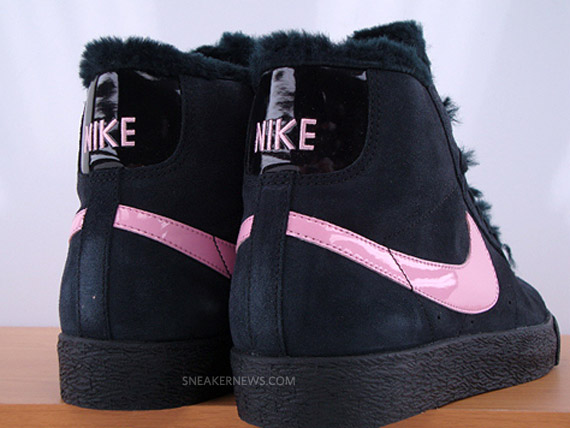 Nike Blazer Boot Gs Black Perfect Pink 4