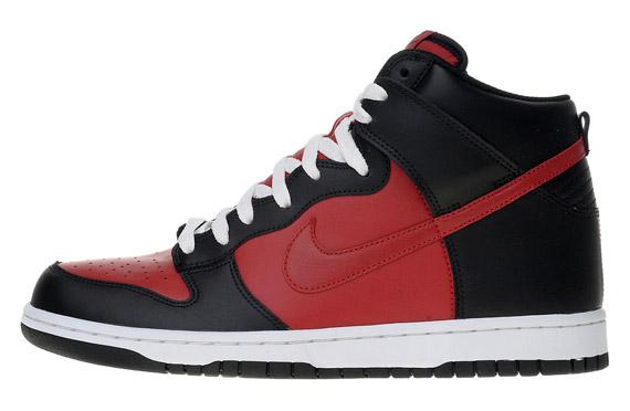 Nike Dunk High Black Varsity Red 1