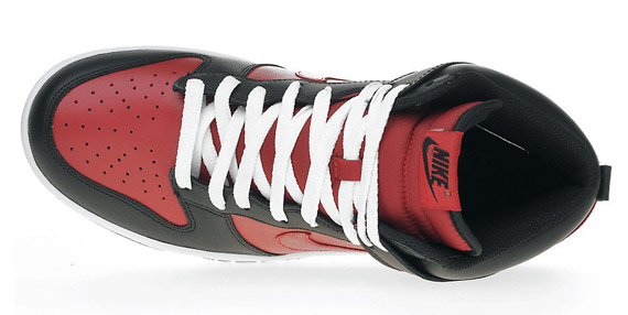 Nike Dunk High Black Varsity Red 4