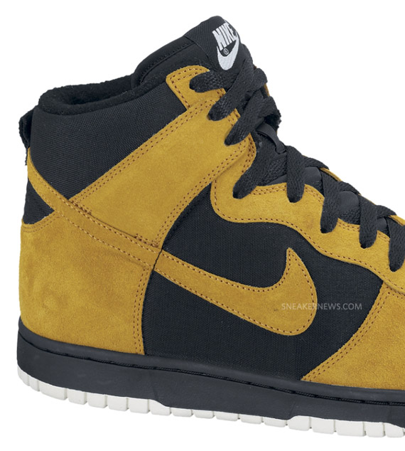 Nike Dunk High Gold Dart Black Sail 3