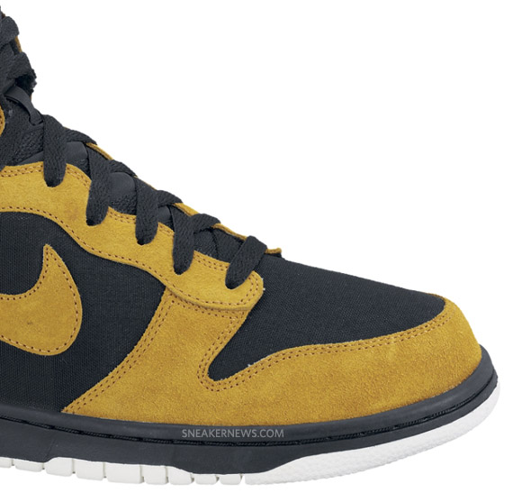 Nike Dunk High Gold Dart Black Sail 4