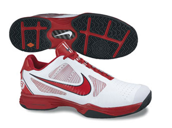 Nike Lunar Vapor 8 Tour White Sport Red Gridiron