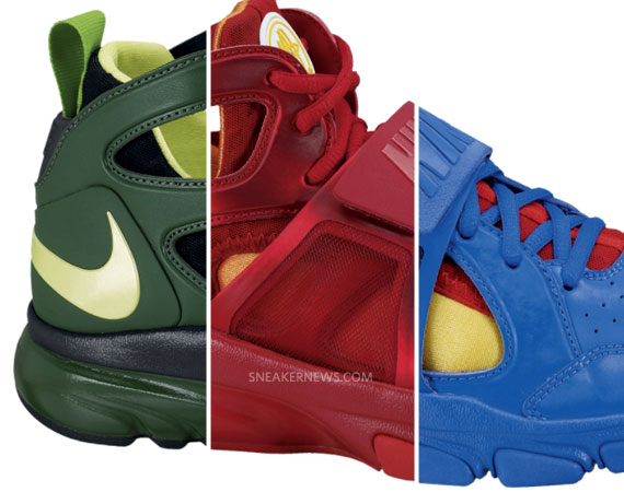 Nike Zoom Huarache Tr Mid Superheroes Pack Release Summary