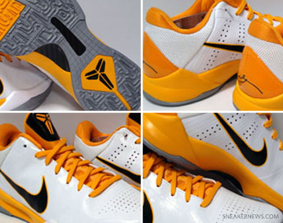 Nike Zoom Kobe V White Black Del Sol 06