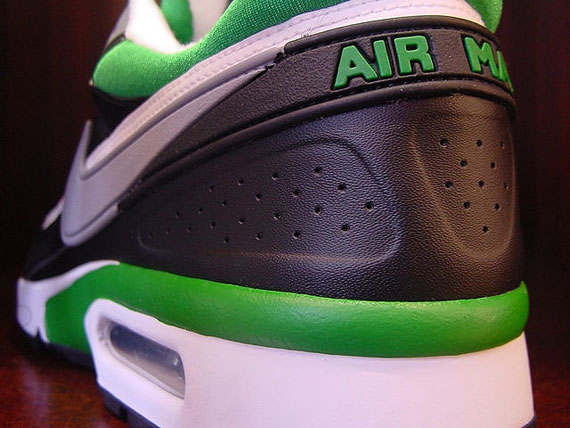 Nke Air Classic Bw Blk Wht Green Grey 01