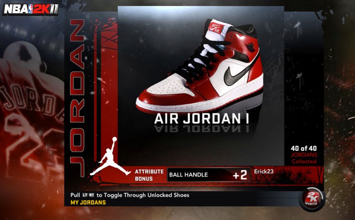 Nba 2k11 Air Jordan Series Shoes 1