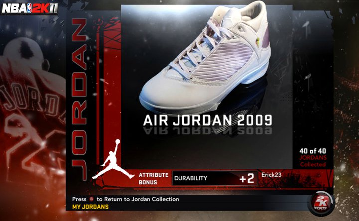 Nba 2k11 Air Jordan Series Shoes 4