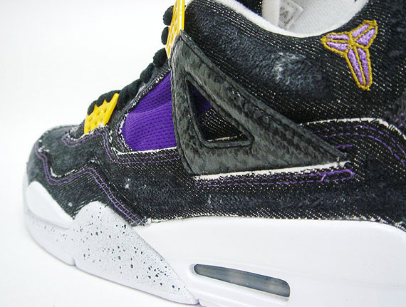 Air Jordan Iv Black Mamba Customs By Lazy 1