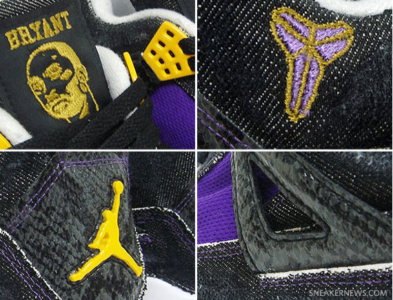 Air Jordan IV ‘Black Mamba’ Customs by Lazy