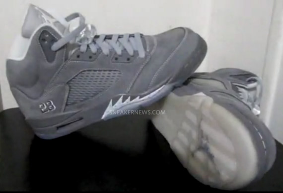 Air Jordan V Retro Wolf Grey Preview Video 2