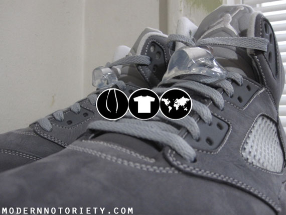 Air Jordan V Wolfgrey Wht Wg 01