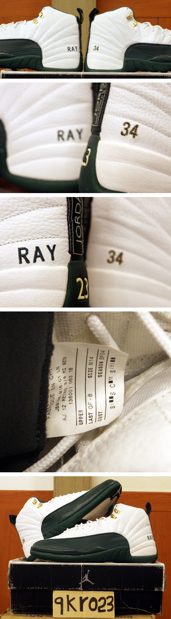 Air Jordan Xii 12 Ray Allen Sonics Home Pe 2