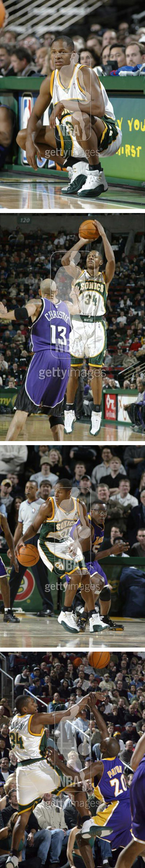 Air Jordan Xii 12 Ray Allen Sonics Home Pe 3