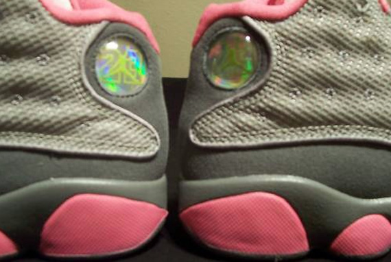 Air Jordan Xiii Retro Ps Grey Pink Sample 01