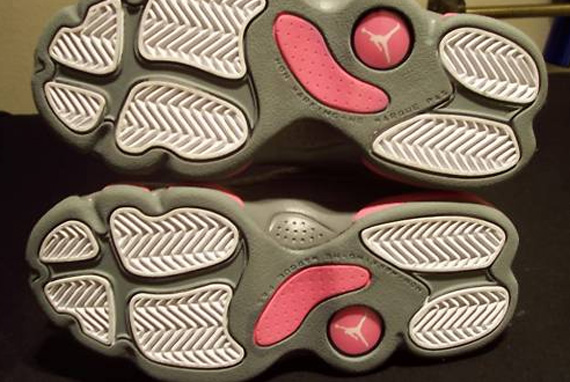 Air Jordan Xiii Retro Ps Grey Pink Sample 06