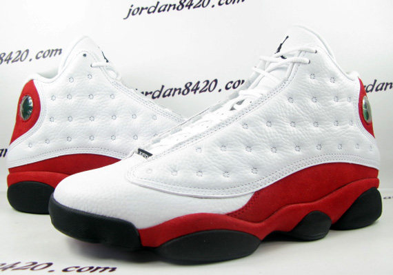 Air Jordan Xiii White Varsity Red Black Jordan8420 07