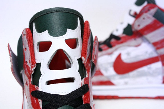 Nike Dunk High Lucha Libre Custom by C2Customs