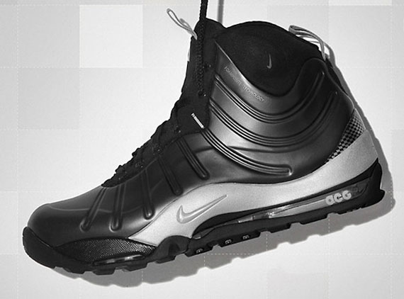 Nike Acg Foamposite Bakin Boot Black New Images 01