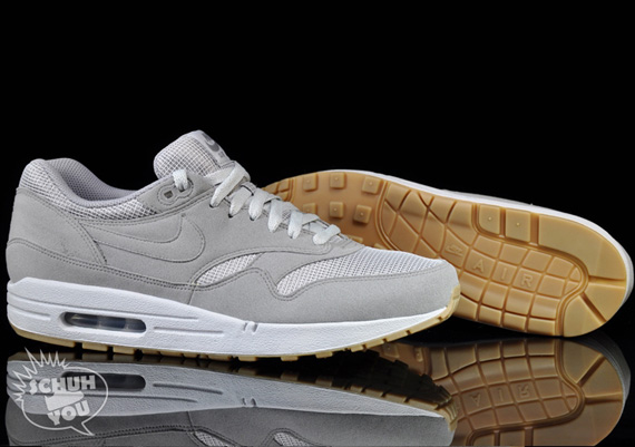 Nike Air Max 1 Grey White Gum Net 04