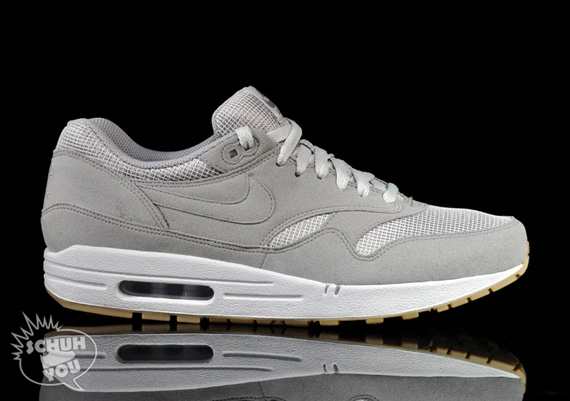 Nike Air Max 1 Grey White Gum Net 06