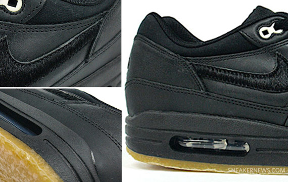 Nike Air Max 1 Premium – Black – Crepe Sole | Available