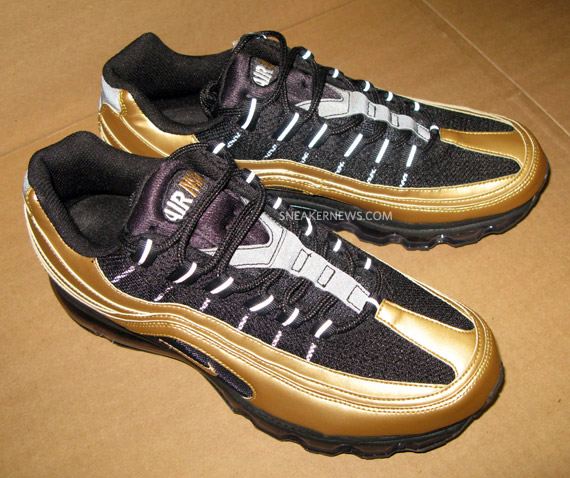 Nike Air Max 247 Black Metallic Gold 6