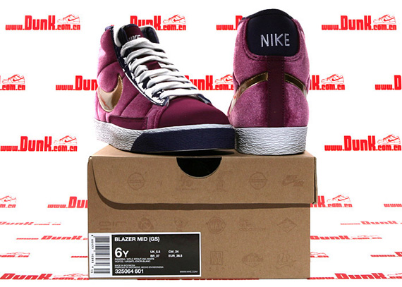 Nike Blazer Mid Gs Purple Velvet 05