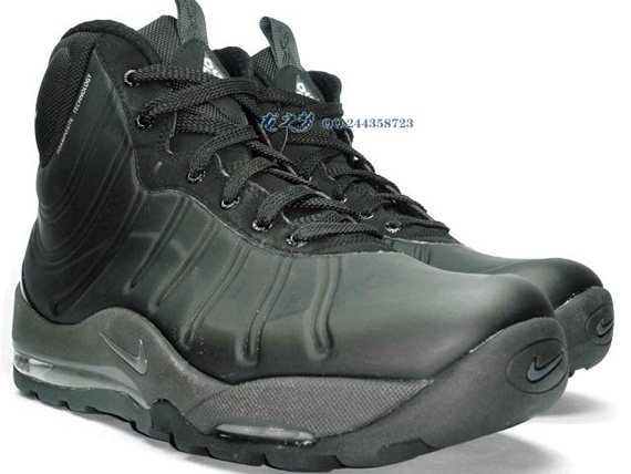 Nike Foamposite Bakin Boot Black 04