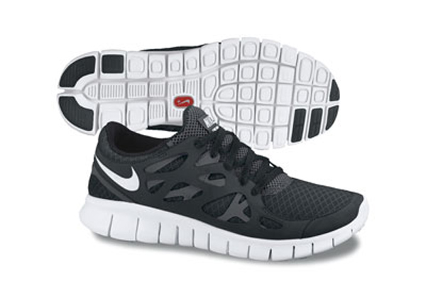 Nike Free Run 2 Black Anthracite Grey White
