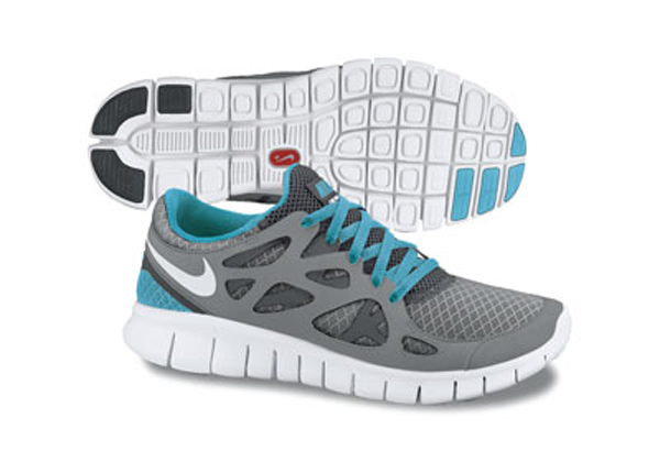 Nike Free Run 2 Grey Anthracite White Blue