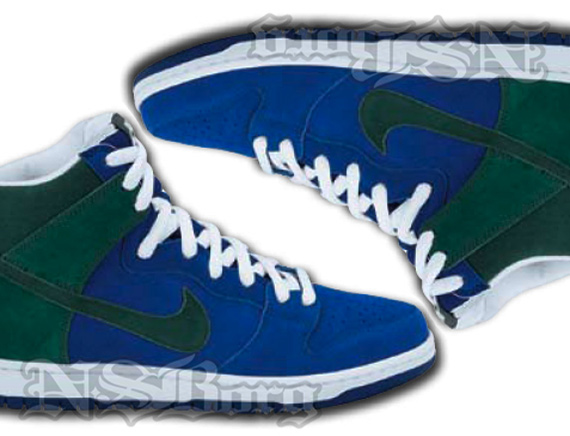 Nike SB Dunk High – Deep Royal – Noble Green | Summer 2011