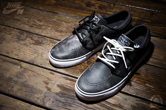 Nike Sb Janoski Black Distressed Denim 02