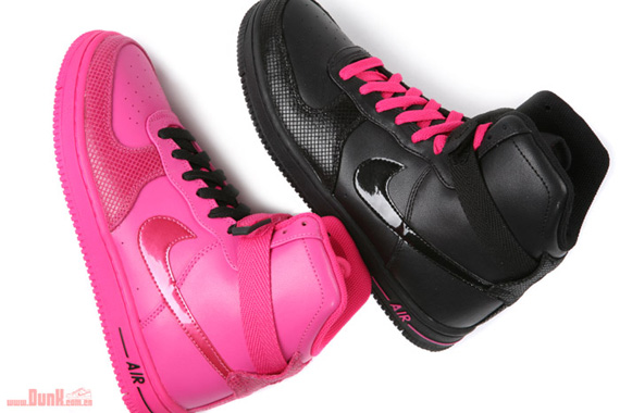 Nike Wmns Feather High Black Pink 08