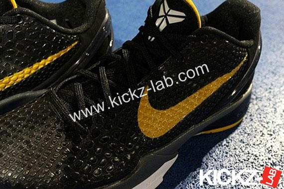 Nike Zoom Kobe VI (6) – Black – Grey – Del Sol | Detailed Images