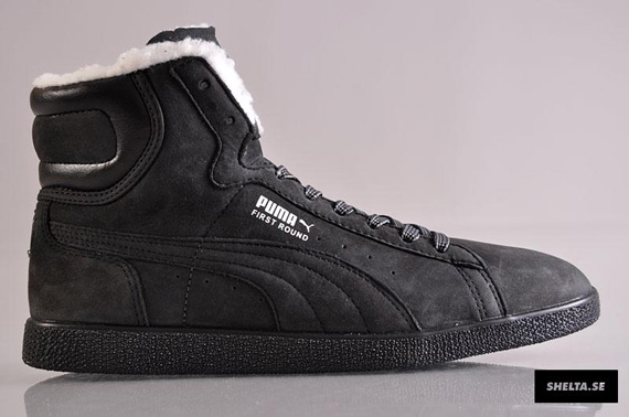 Puma First Round Hi Womens Black Worker 01