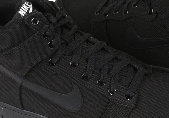 Nike Dunk High Premium – Black Canvas – Sail