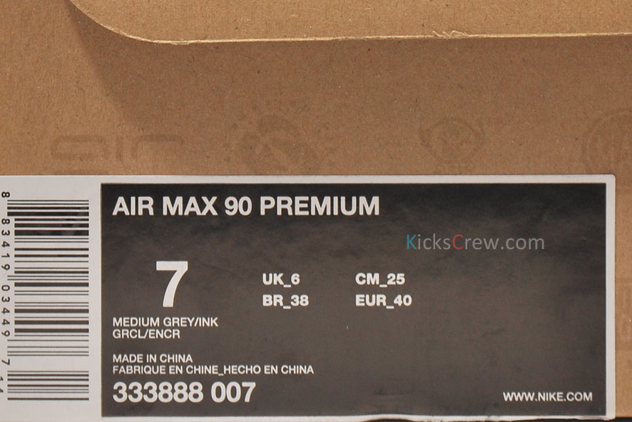 333888 007 6 Air Max 90 Premium 007 Boxw