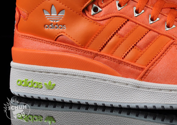Adidas Forum Mid Waxed Pack Orange Slime 02